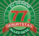 Bier Geschenk Geschenkset 77. Geburtstag