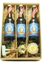 Pr&auml;sentkarton Bier und Pokal Wunschtext per Mail