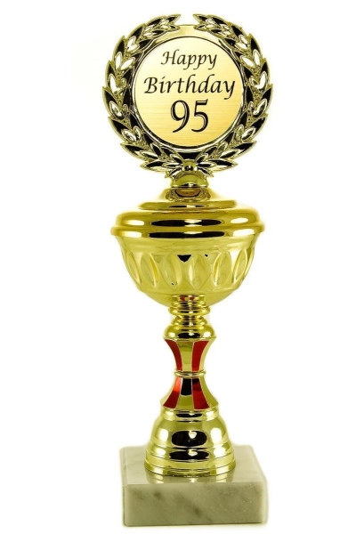 Pokal in Geschenkbox zum 95. Geburtstag