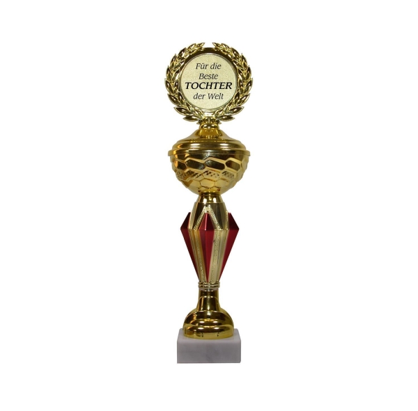 Pokal in Geschenkbox f&uuml;r die beste Tochter der Welt