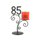 Leuchter aus Metall zum 85. Geburtstag