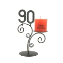 Leuchter aus Metall zum 90. Geburtstag